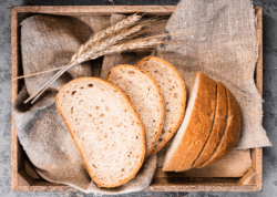 slices of bread and wheat